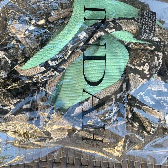 Indah Caper in Mint Python - Picture 7 of 8